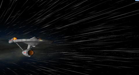 Enterprise in warp speed