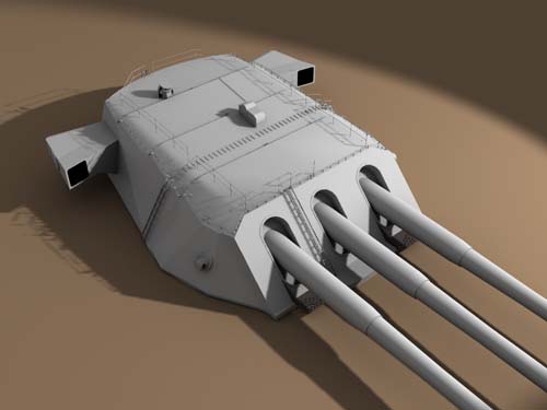 18inch gun turret